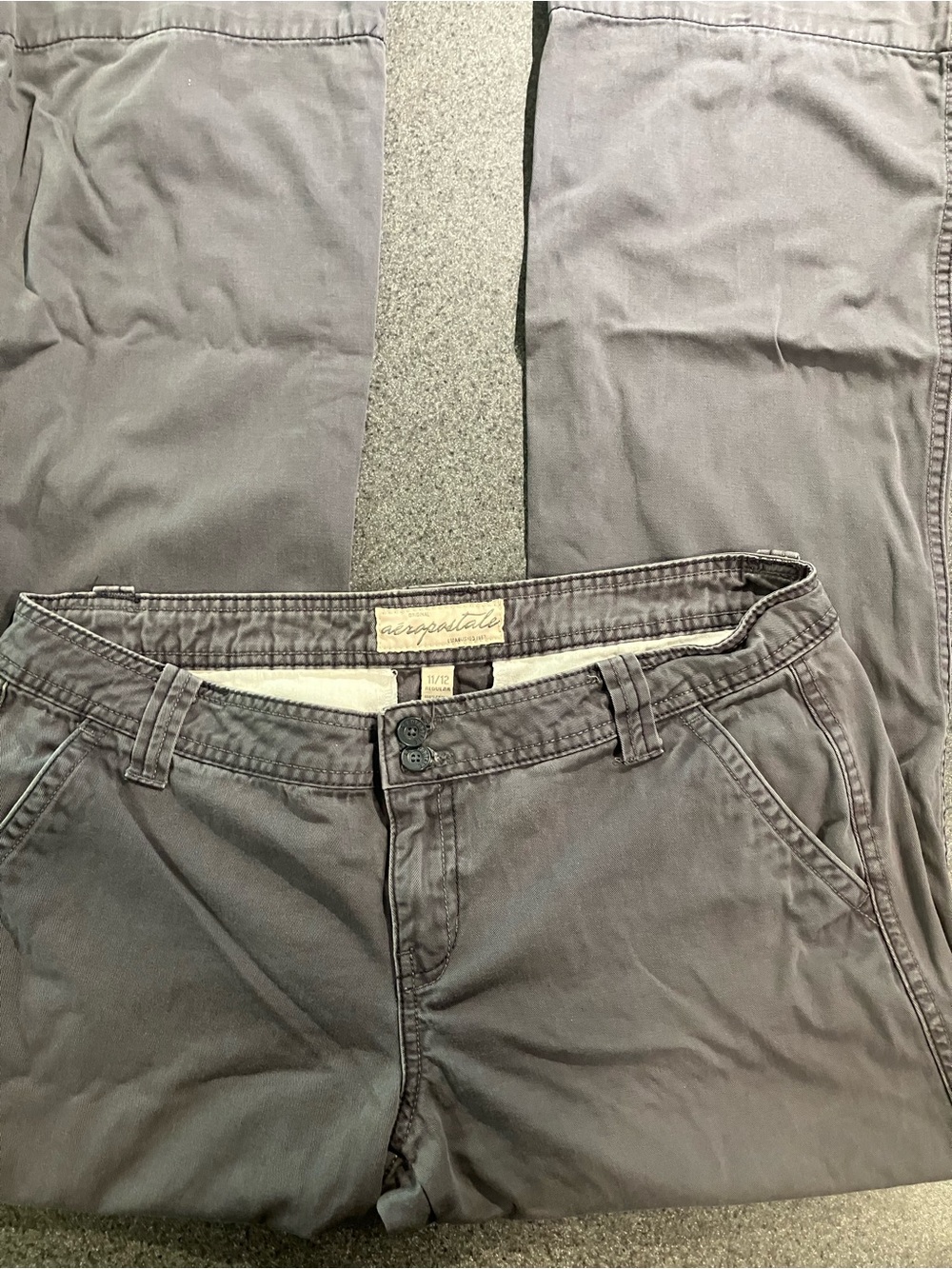 Aeropostale Gray Casual Chino Pants